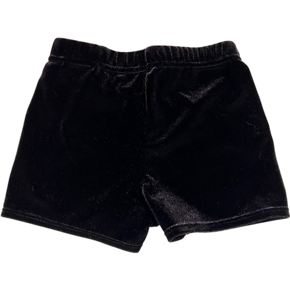 Bioworld - Girl’s Velour Dance/ Gymnastics Shorts - Black - Size Small